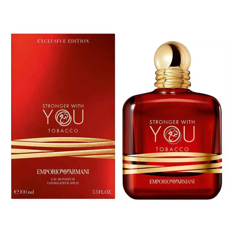 Armani Stronger With You Tobacco EDP 100ml Spray - Image 2