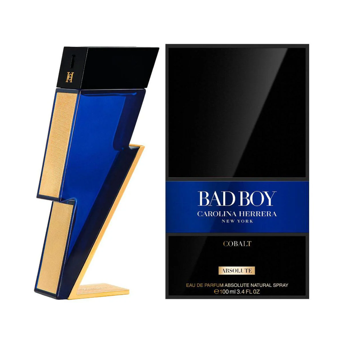 Fragrancefind | Carolina Herrera Bad Boy Cobalt Absolute EDP 100ml Spray