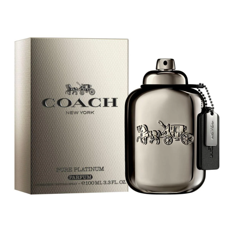 Coach for Men Pure Platinum Parfum 100ml - Image 2