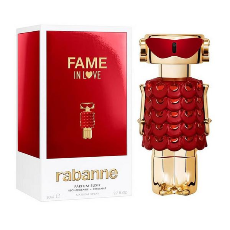 Fragrancefind | Rabanne Fame In Love Parfum Elixir 80ml Spray